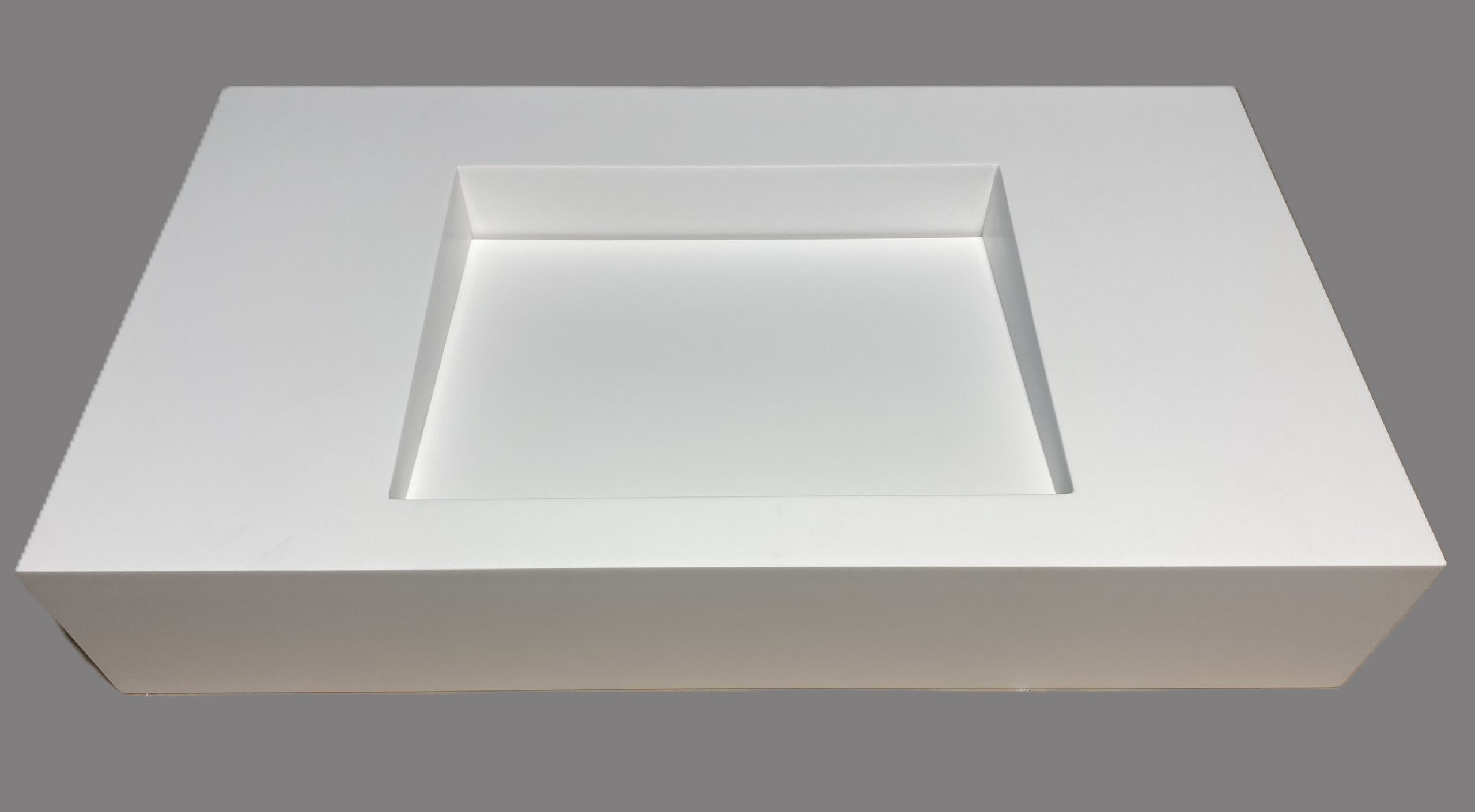 Umywalka z odpływem liniowym Wymiary 100x45x15 cm